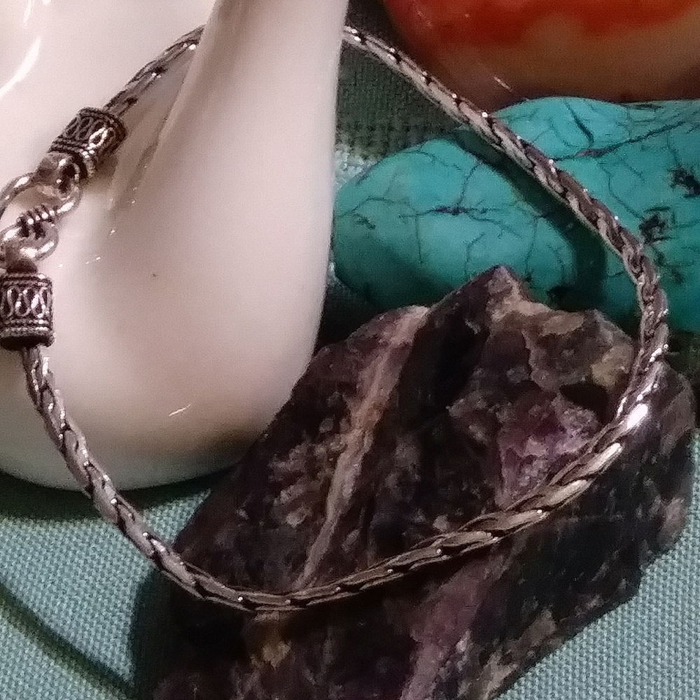 NWT-BEAUTIFUL S HOOK SERPENTINE STERLING BRACELET
